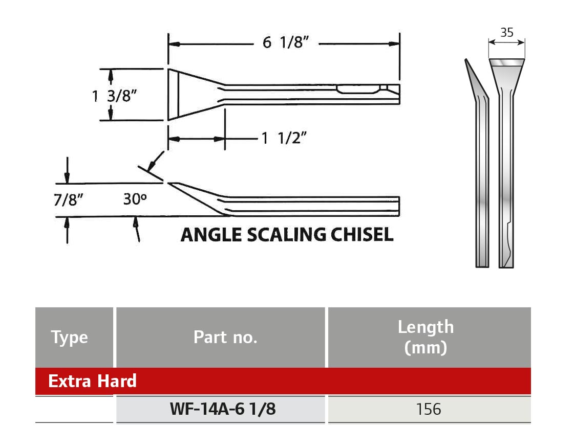 Mejsel Wf-14a-6 1/8