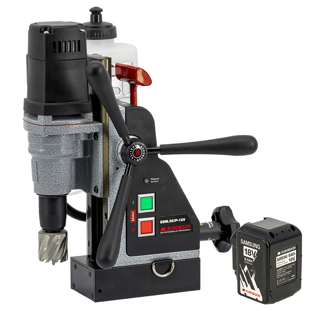 Euroboor Magnetborrmaskin 18v-9ah
