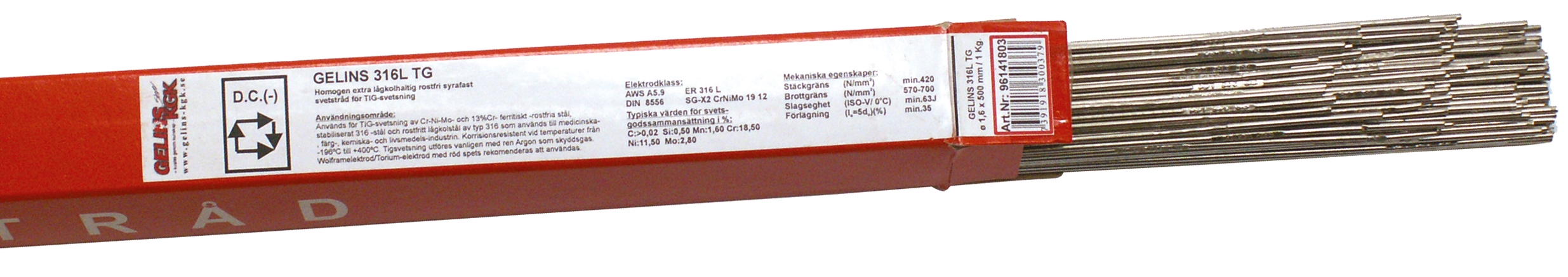 Tig Tg 316l 1.6x500 1kg