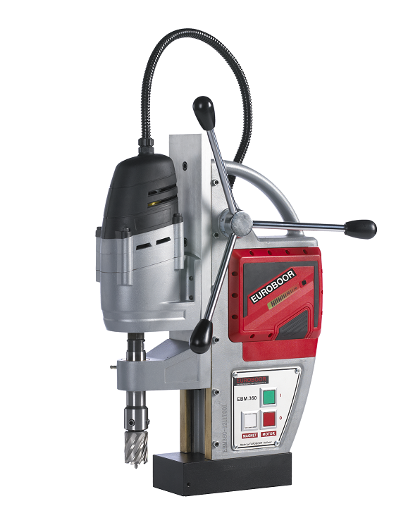 Euroboor Magnetborrmaskin Inkl  Batteri Och Laddare