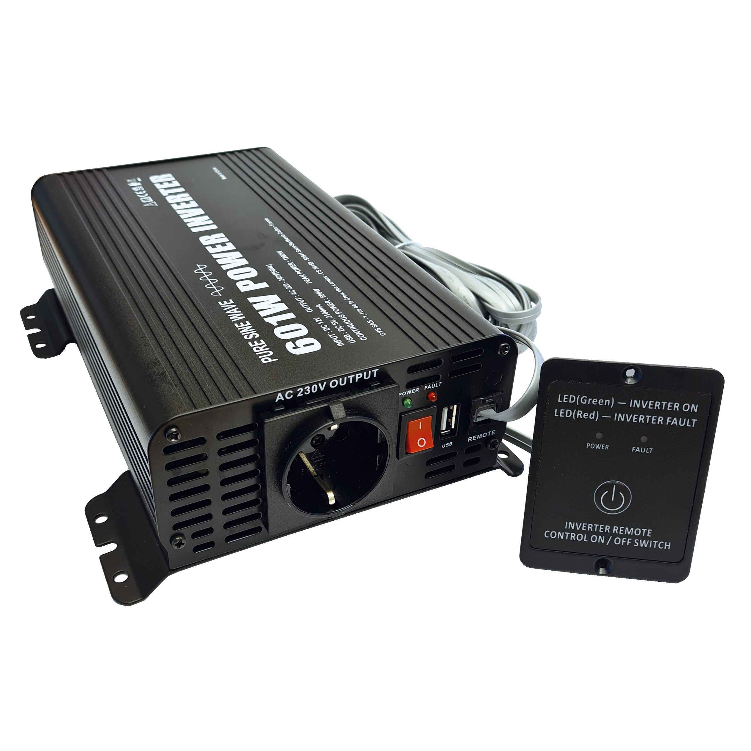 Omformare Psw 601w Rc-12v