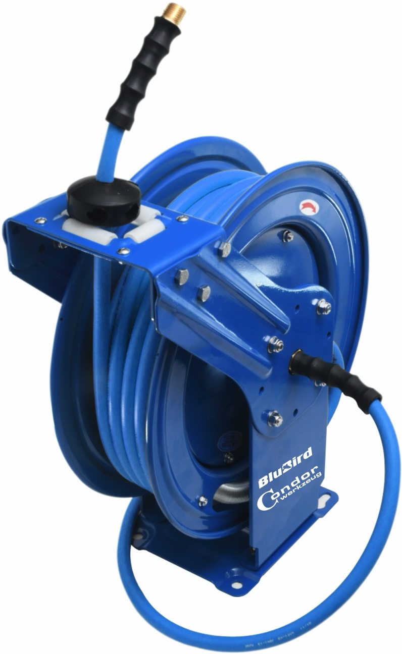 BluBird slangvinda 1/2" 15m Dual Arm Heavy Duty