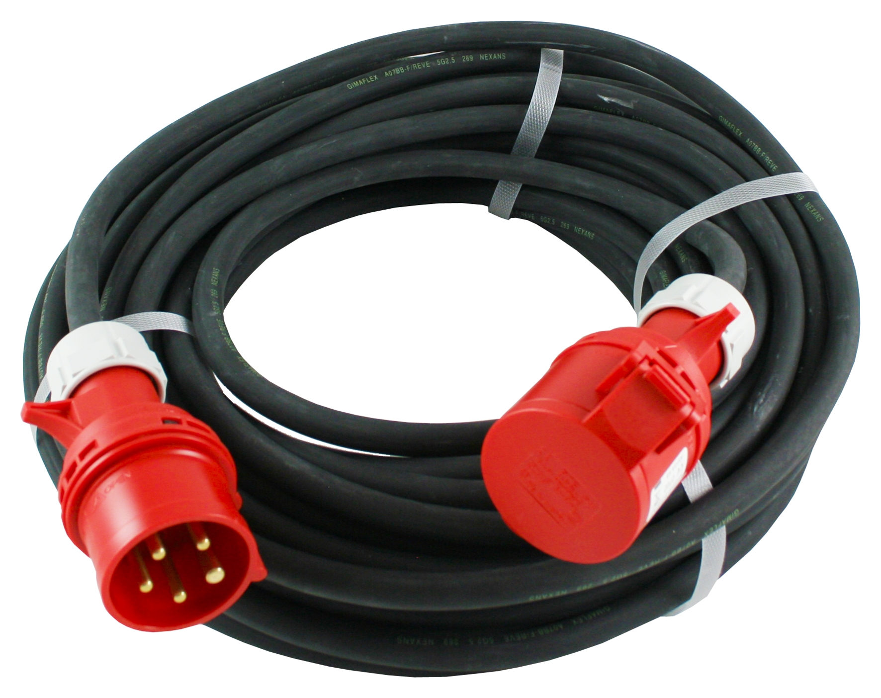 Motorkabel 25 M 5x2,5 3-fas