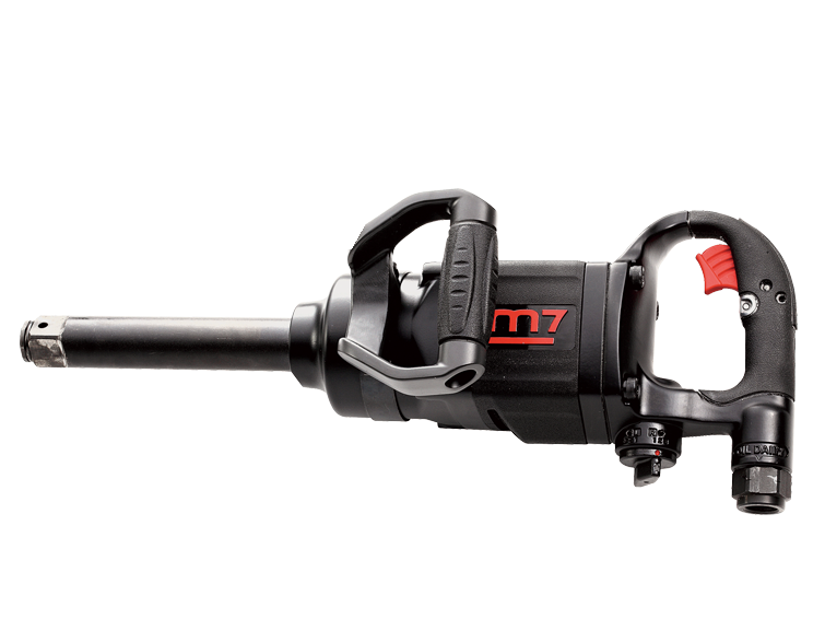 M7 1" Drive Air Impact Wrench W/ 6" Ext. Anvil,1800ft-lb/ 24