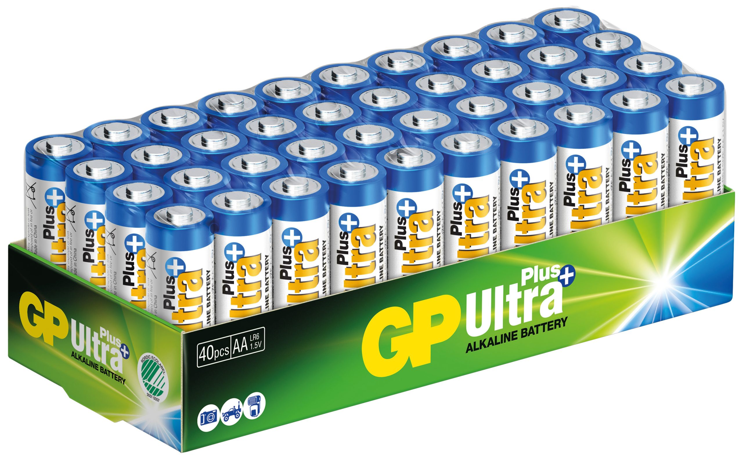 Batteri Gp Aa/40-pack Bulk