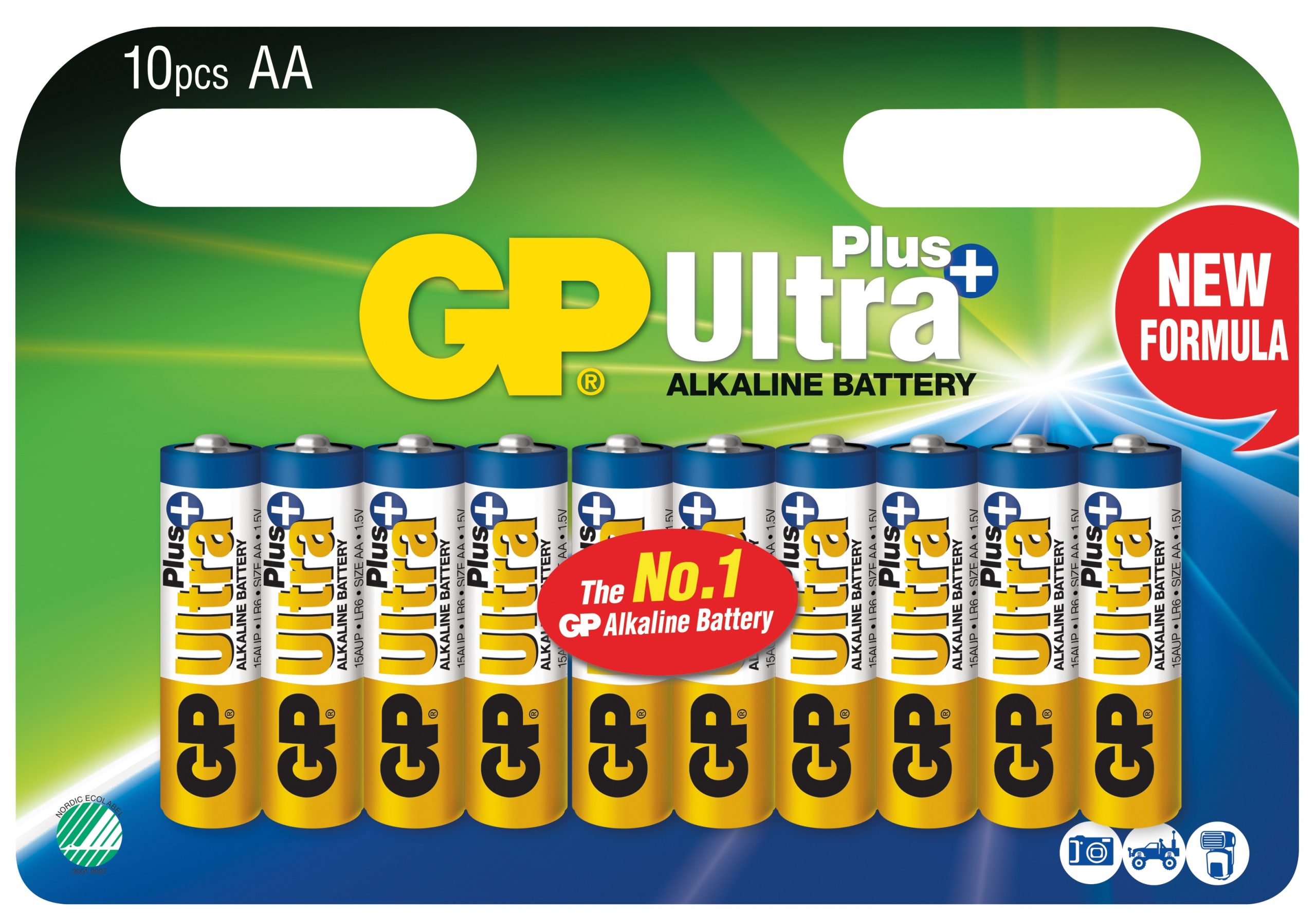Batteri Gp Aa/10-pack Blister