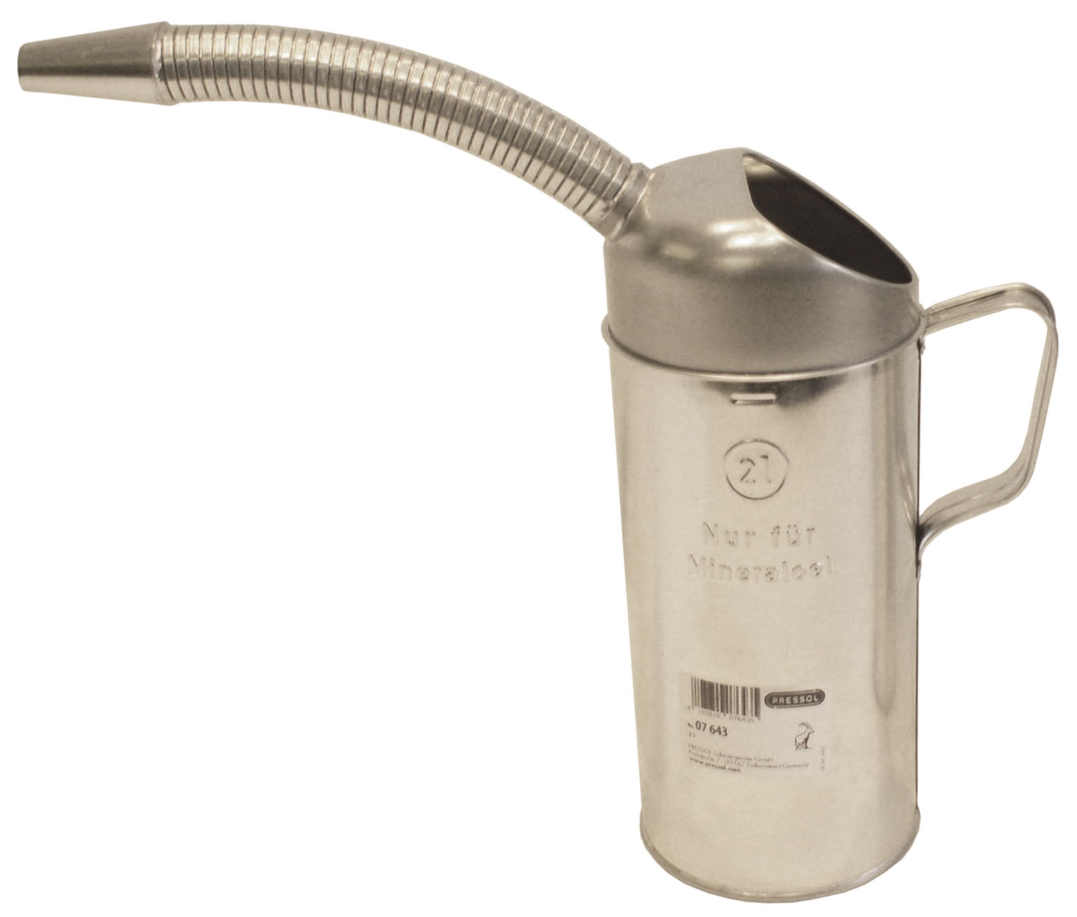 Oljemått 2 L Plåt Med Pip