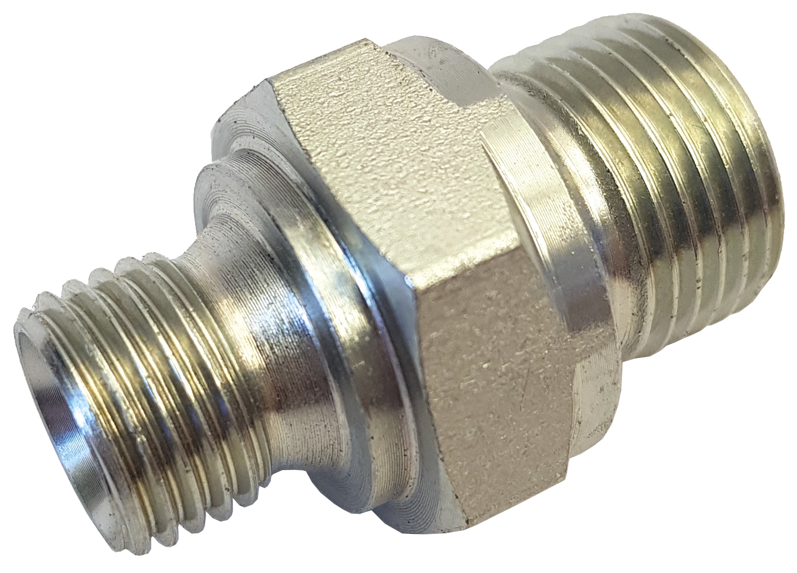 Sexkantnippel Stål 1/4"x3/8" U