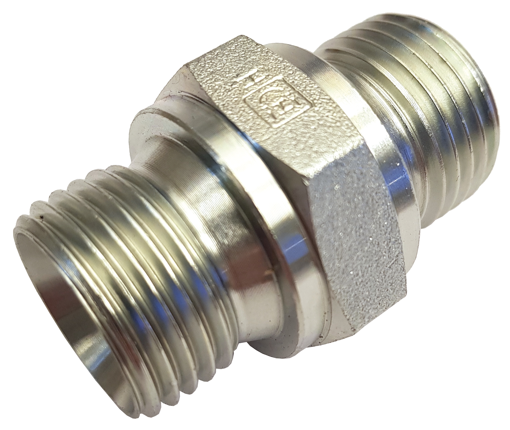 Sexkantnippel Stål 1/2" Utv