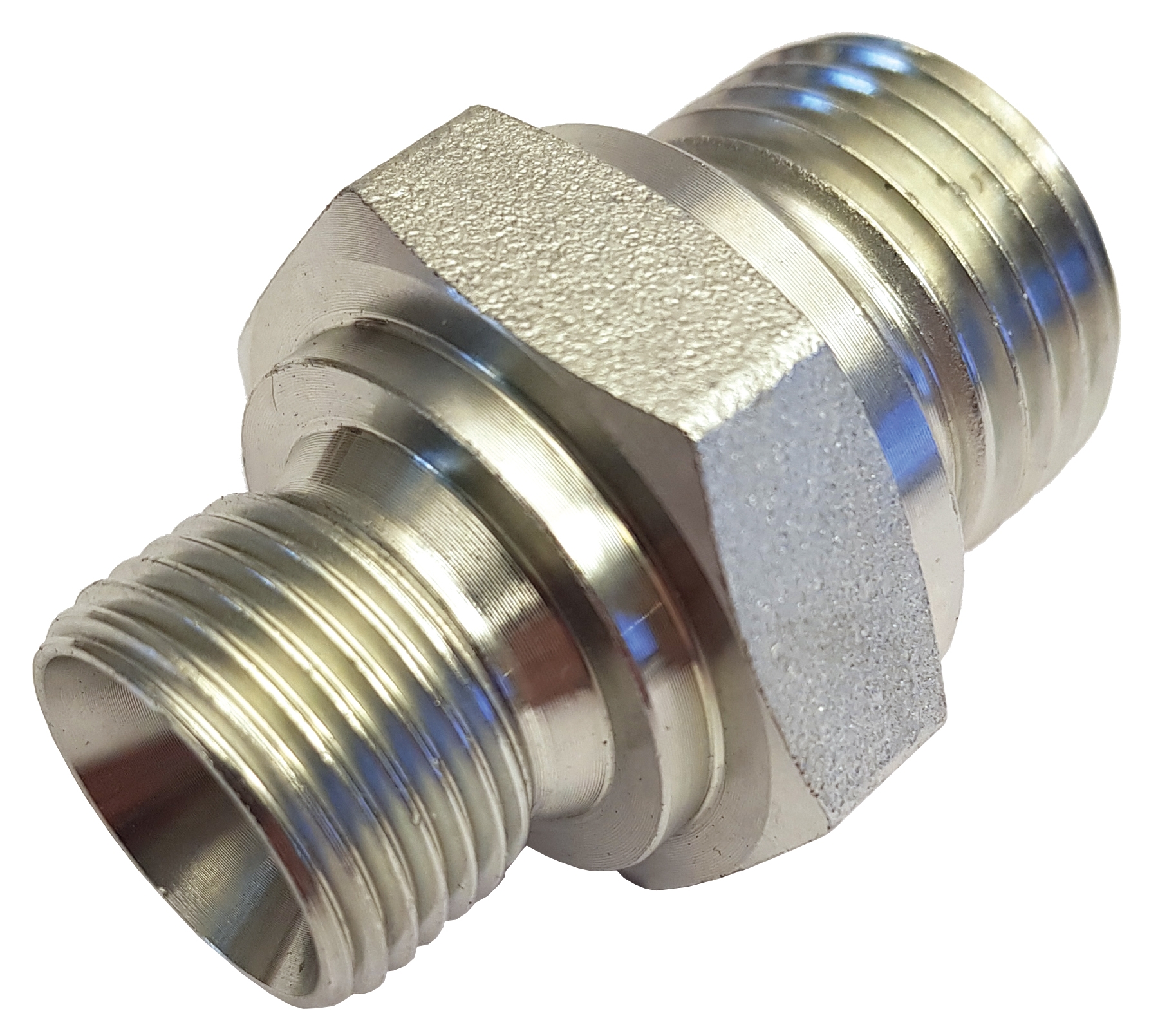 Sexkantnippel Stål 3/8"x1/2" U