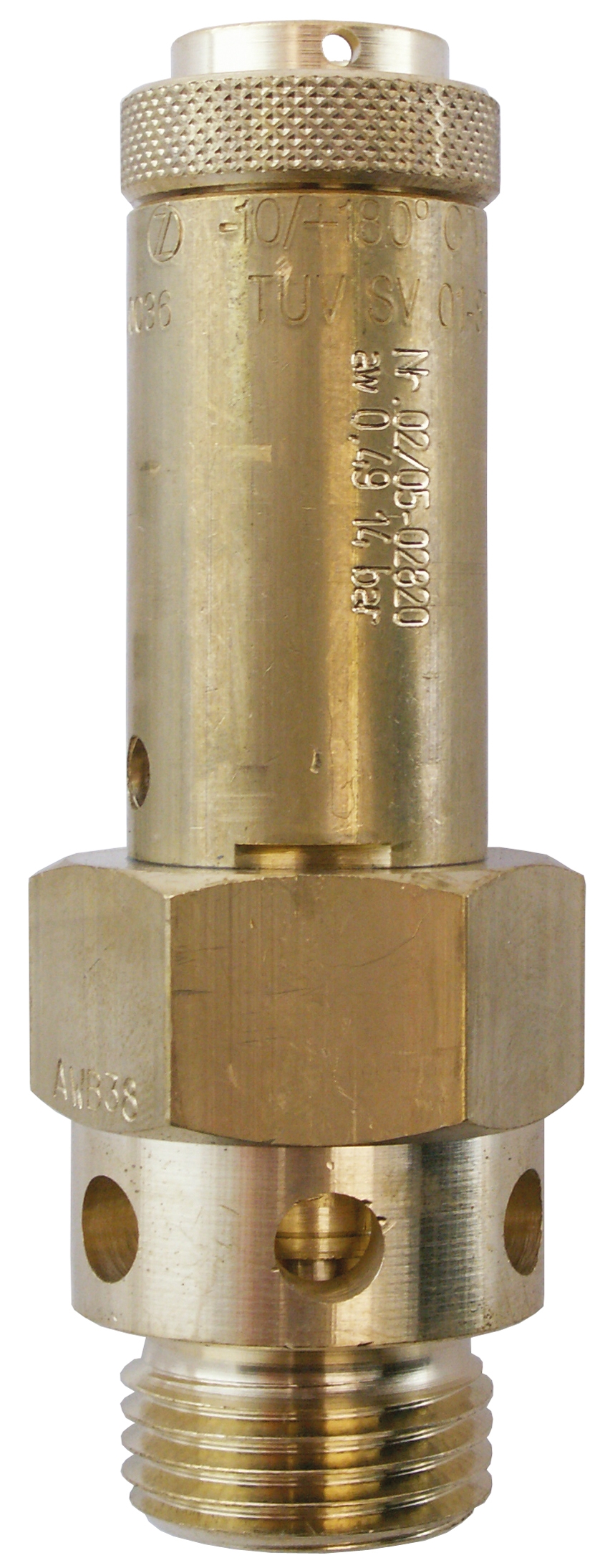 Säkerhetsventil 1/2" 33 Bar