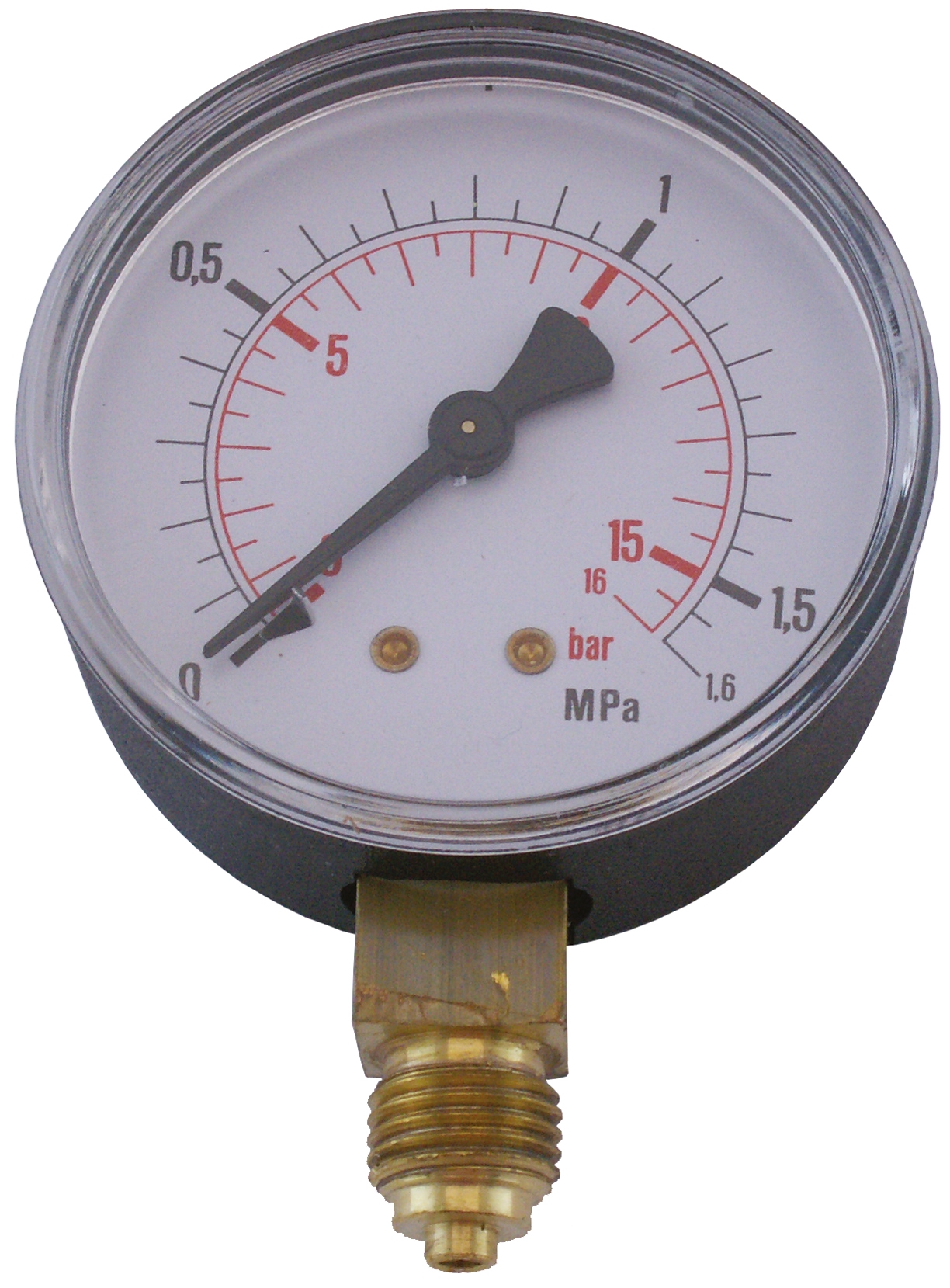 Manometer 1/4" 16 Bar 63mm Ner