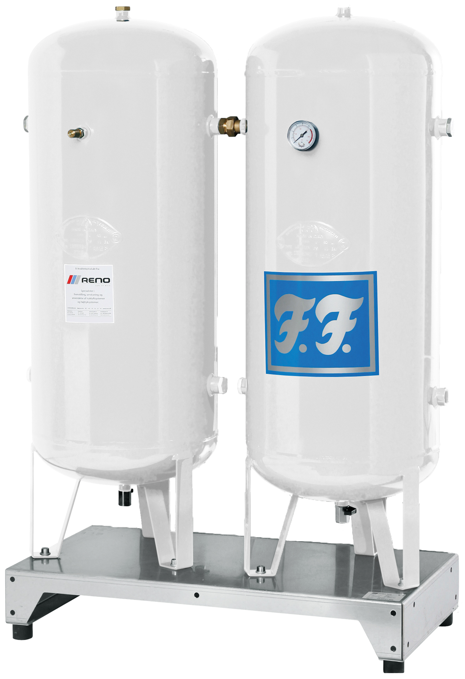 Luftbehållare 2x90 L Stående