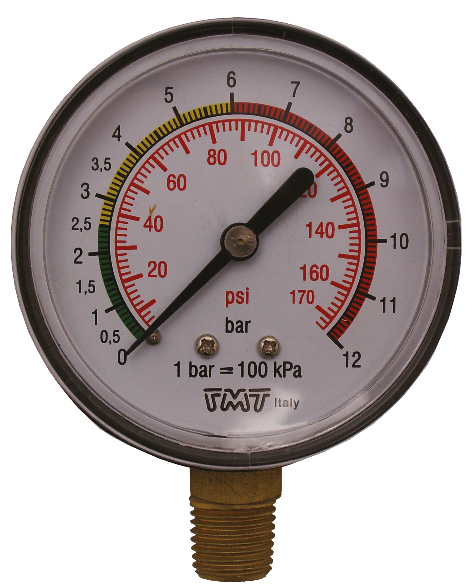 Manometer Pg/s 1/4" Ned 12 Bar