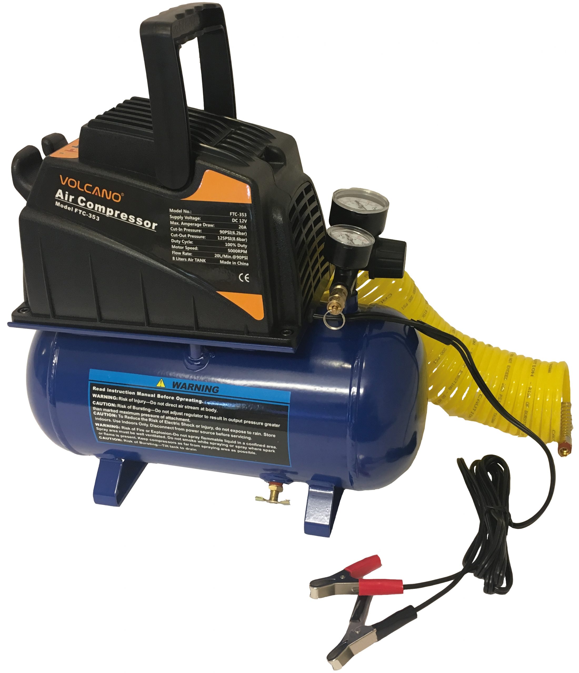 Kompressor Med Tank 6 L 12v