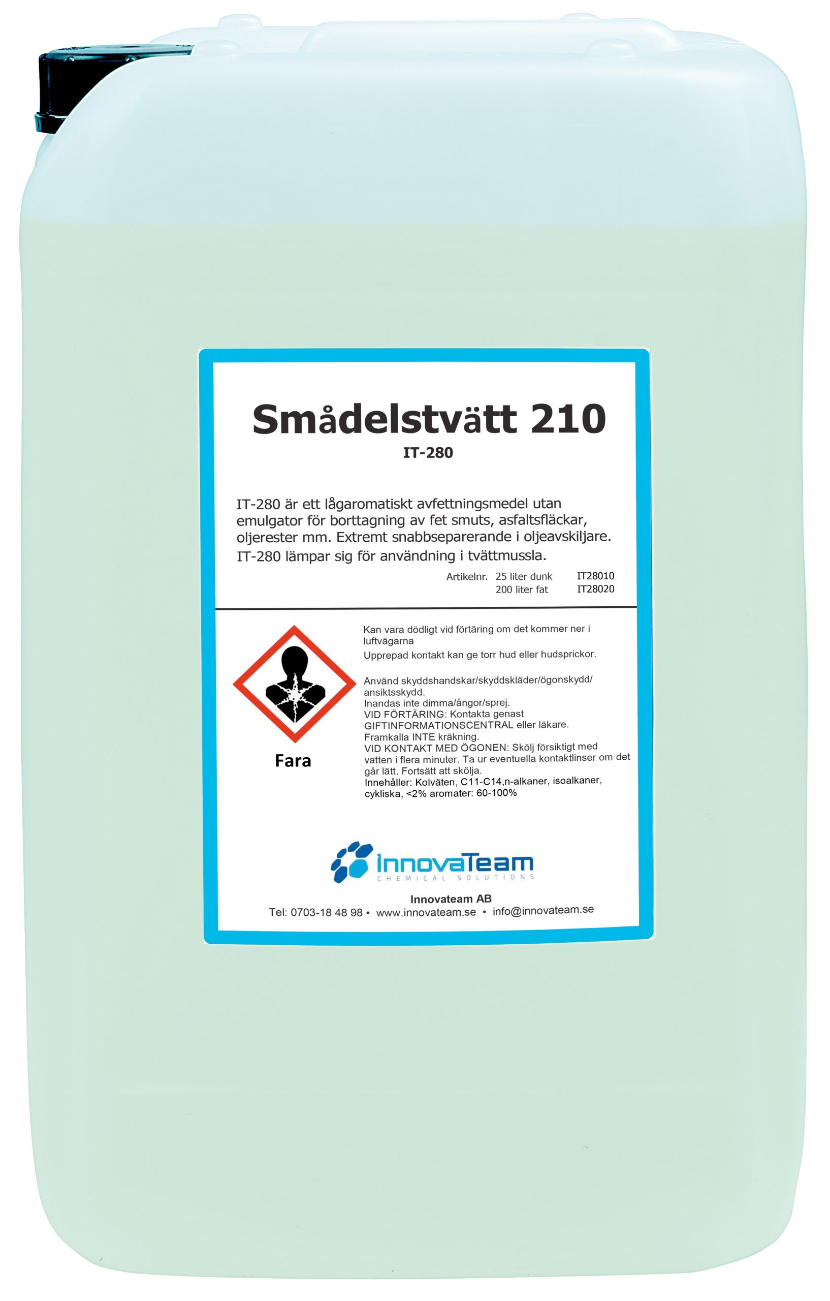 Smådelstvätt 210 25l