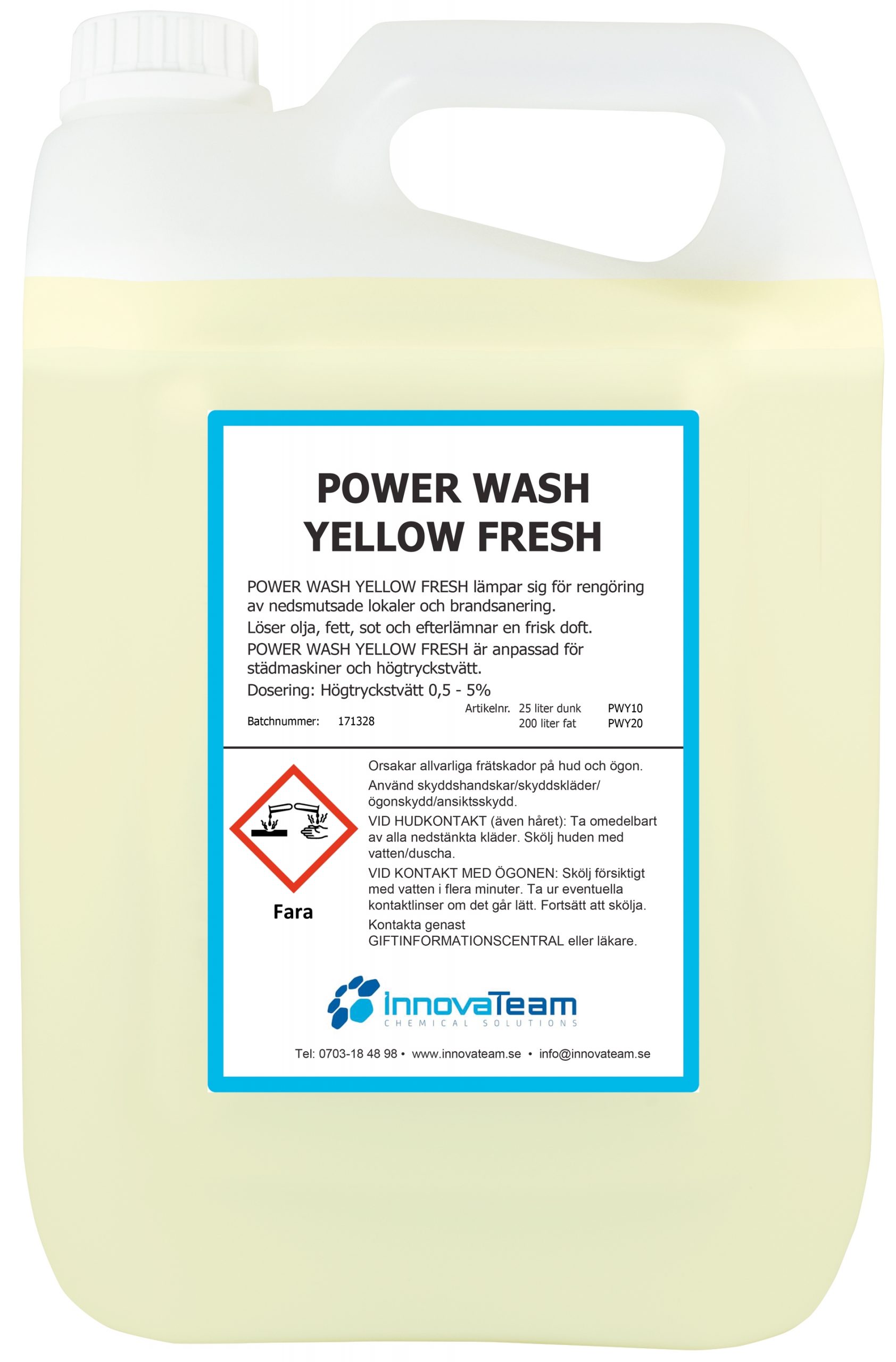 Power Wash Yellow Fresh 5l