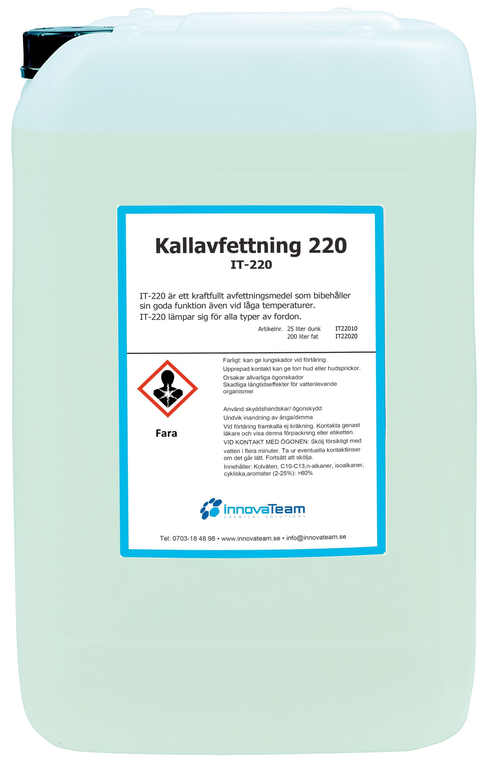 Kallavfettning 220 25l