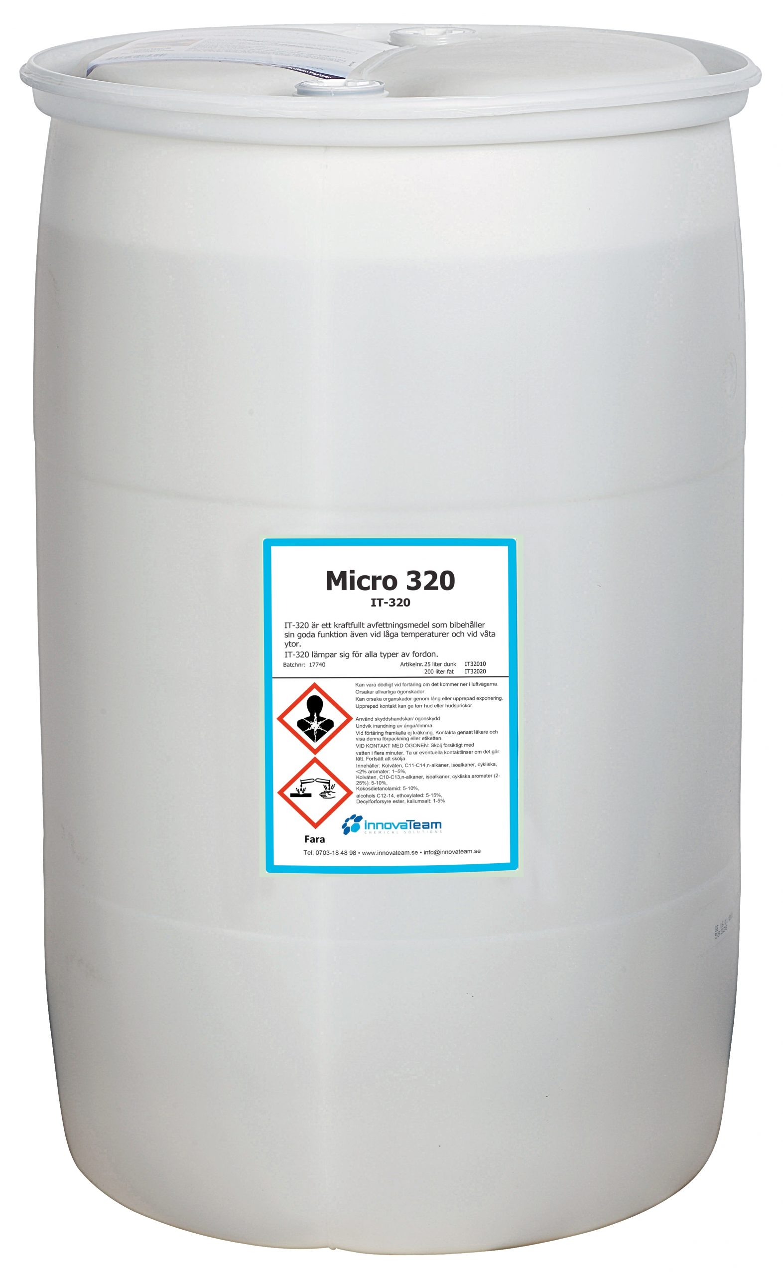 Microavfettning 320 200l