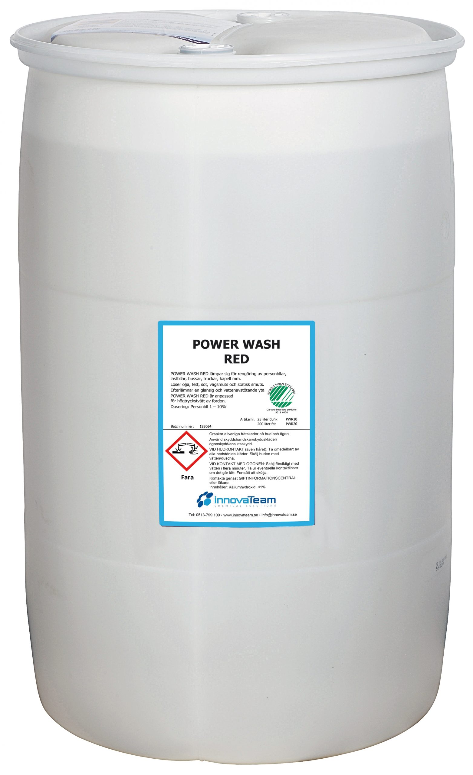 Power Wash Red 200l