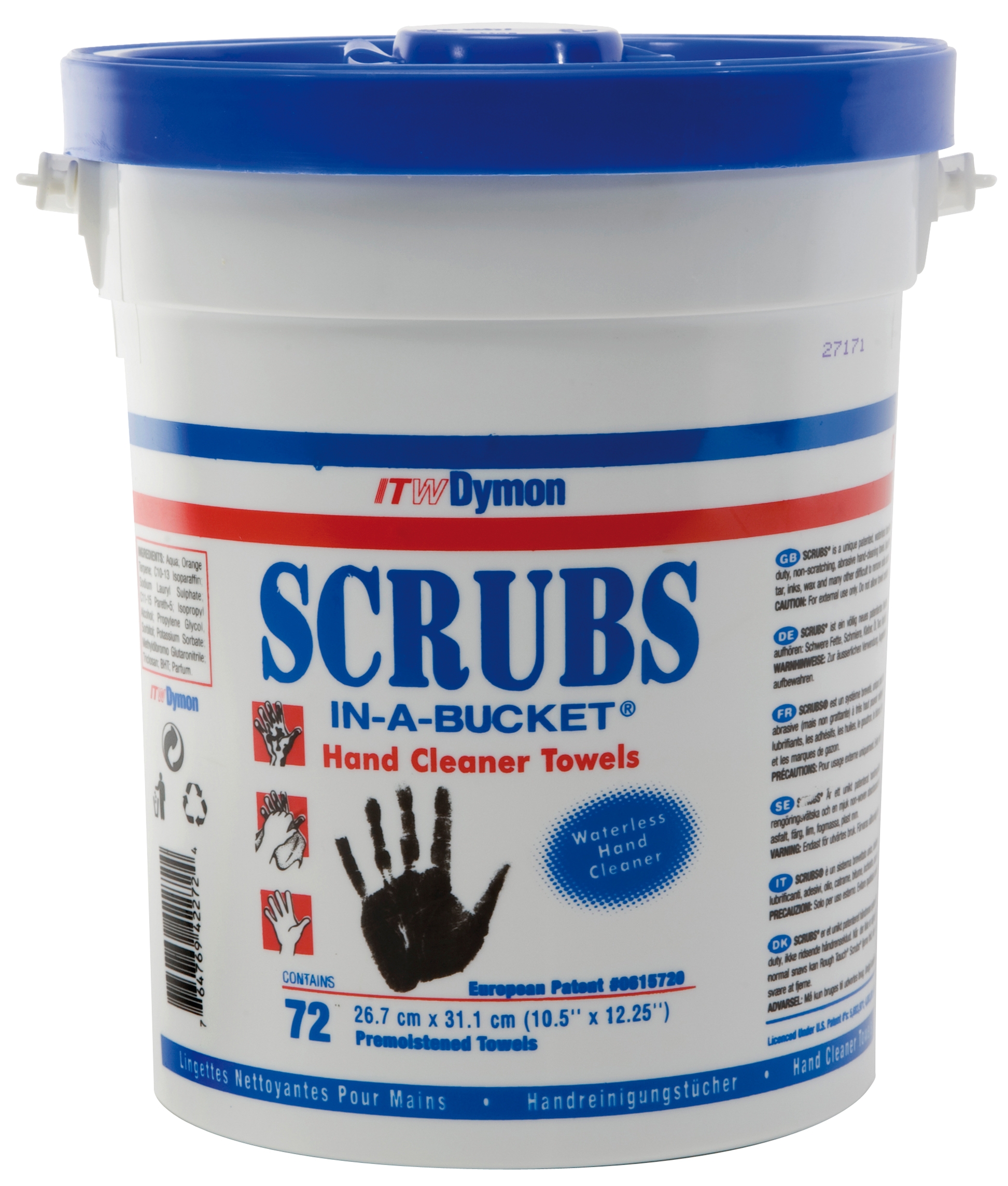 Rengörings Servett Scrubs Hink