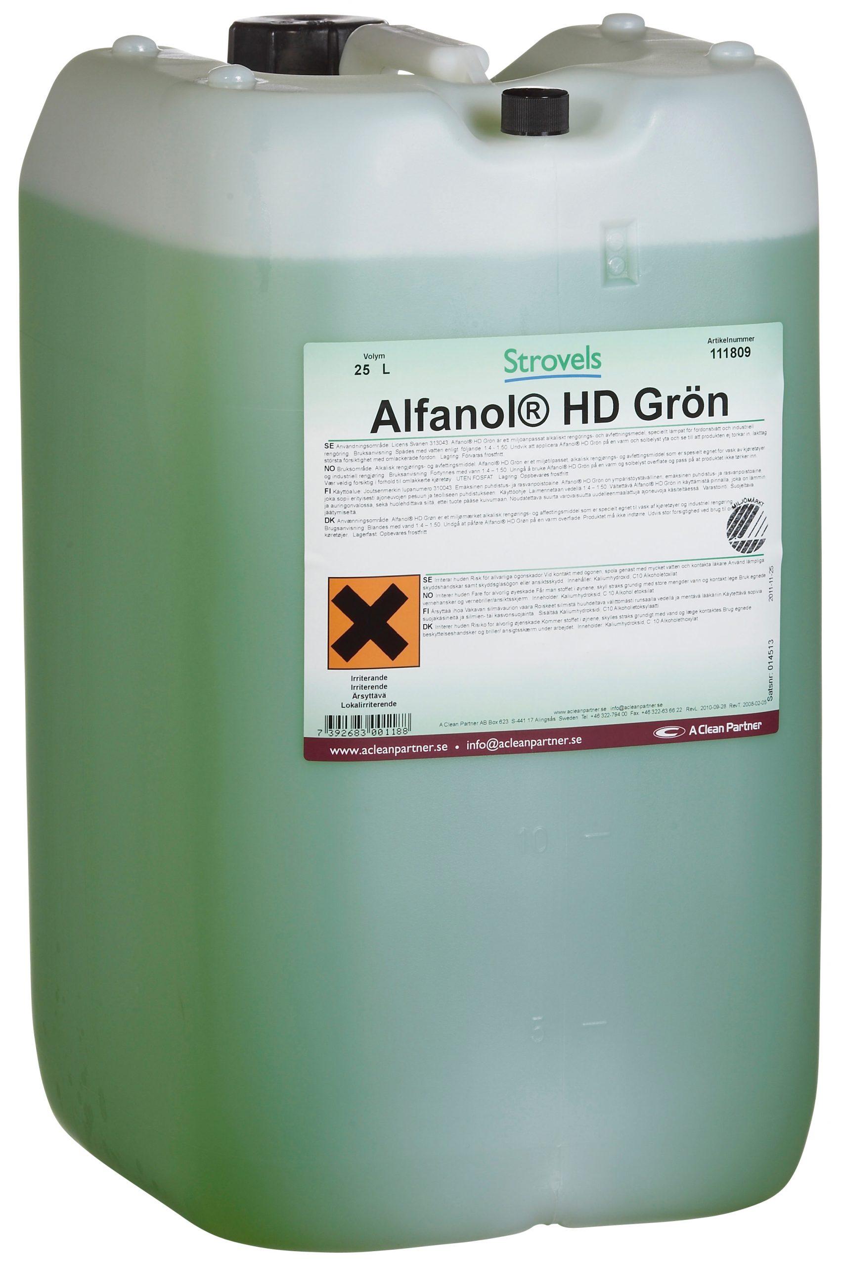 Alfanol Hd Grön 25l