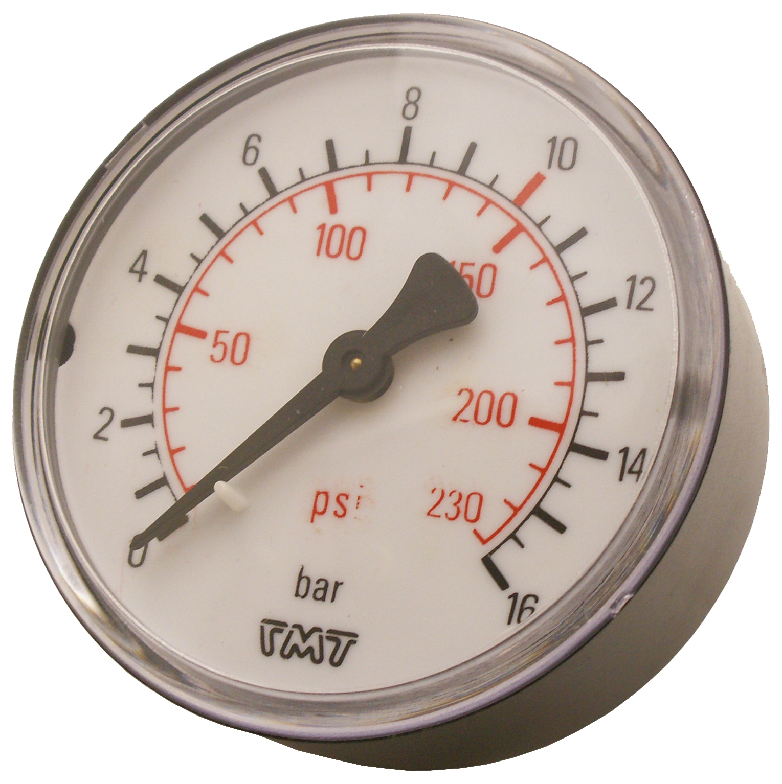 Manometer 1/4" 16 Bar 63mm Bak