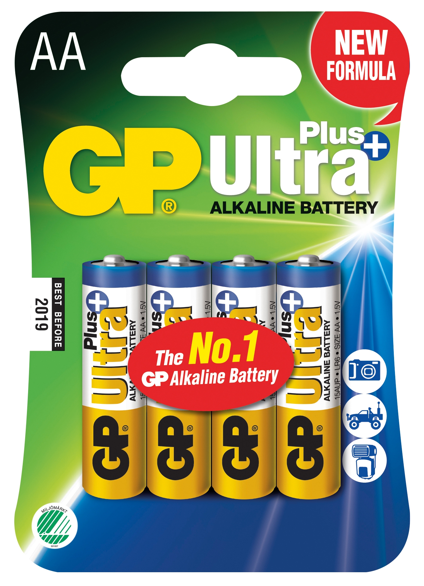 Batteri Gp Aa/4-pack Blister