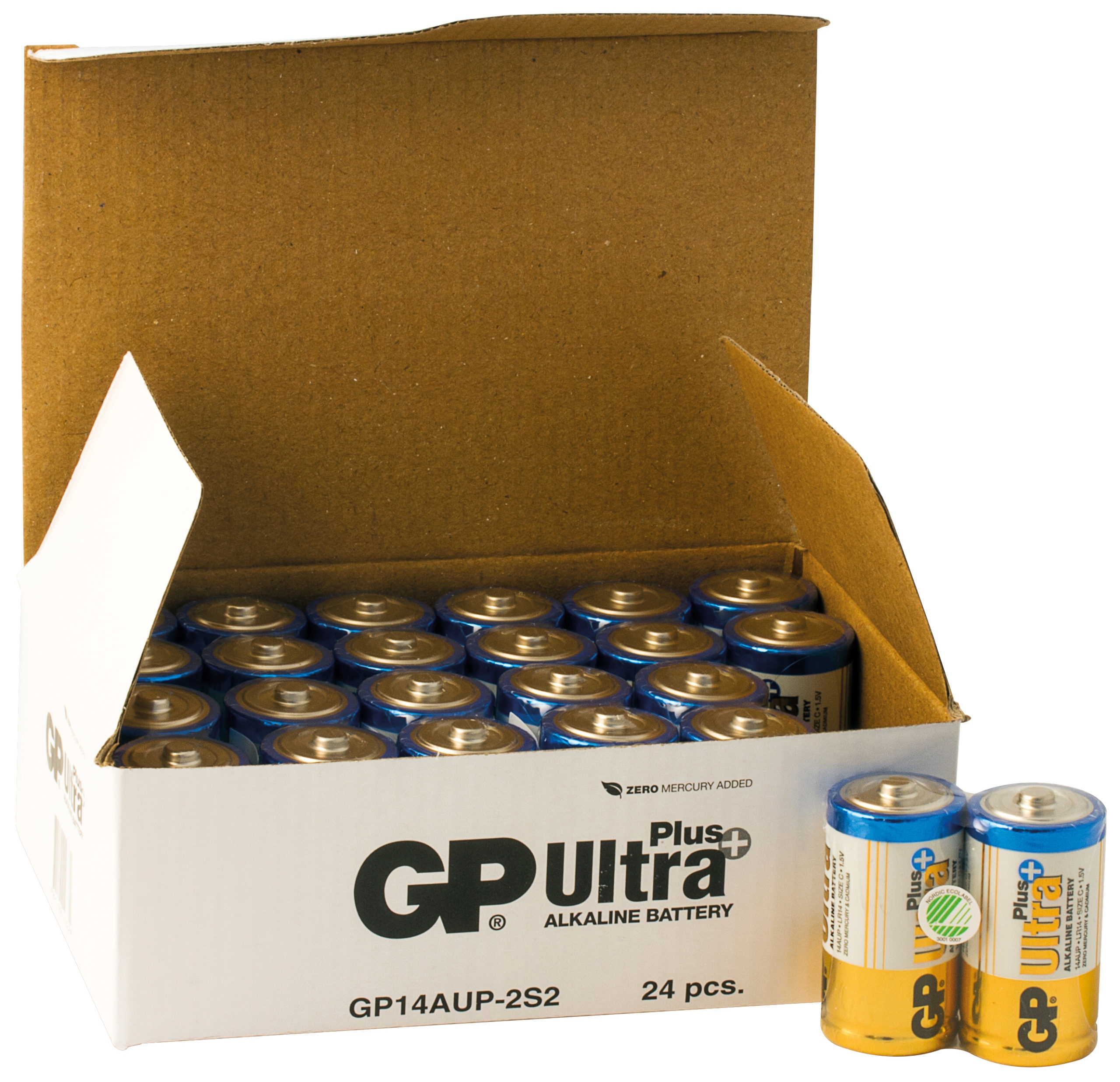 Batteri Gp C/24-pack Bulk