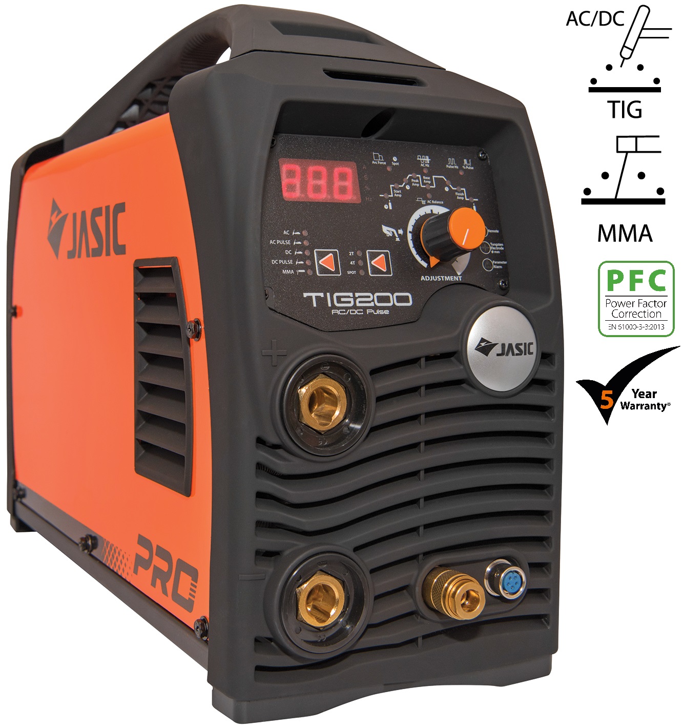 Jasic Pro Tig-mma 200ac/dc Puls Mini Digital