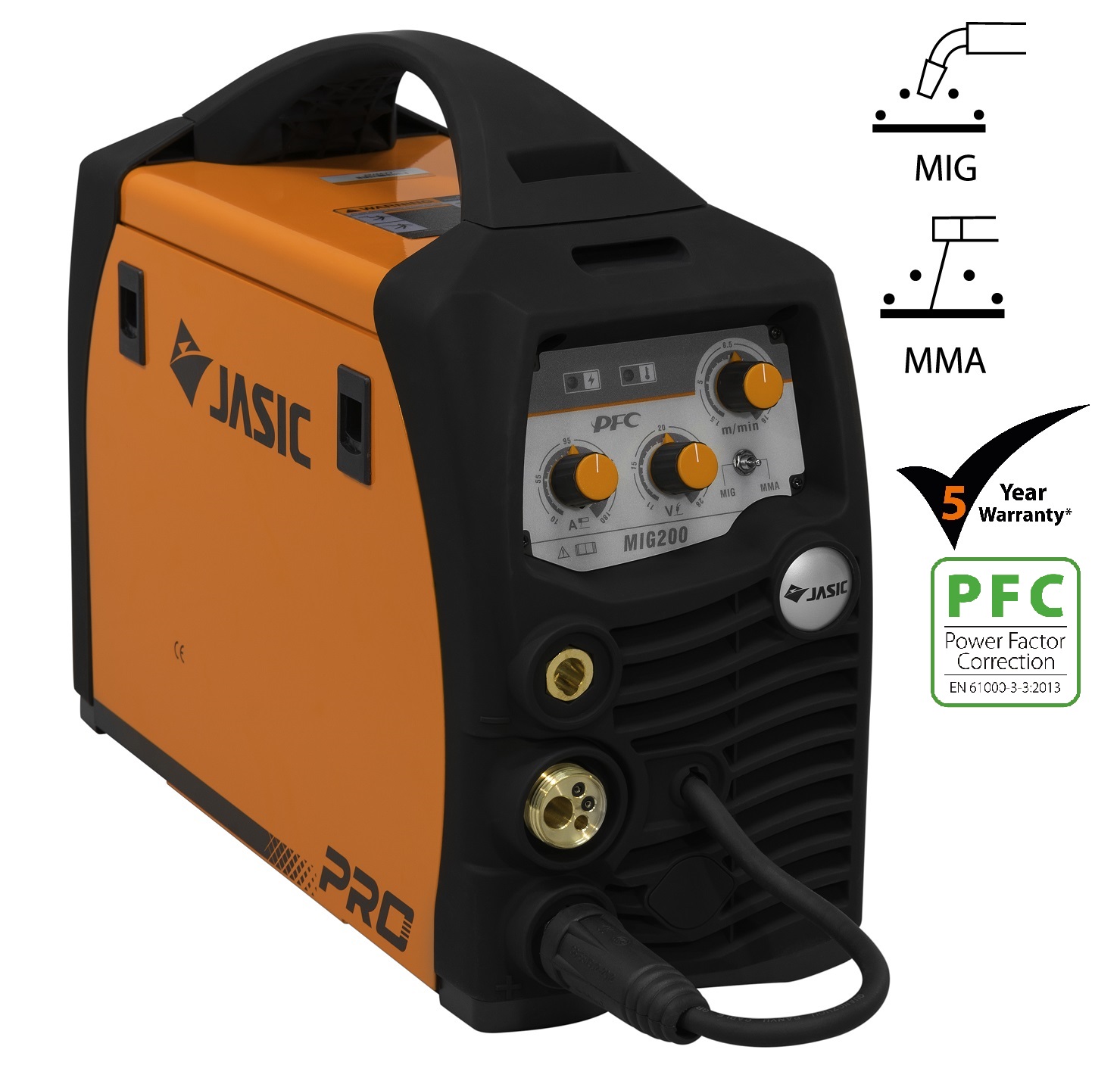 Jasic Pro Mig-mma-lift Tig 200 Multi Process Inverter Pfc Wide Voltage