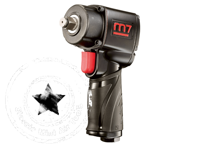 M7_1/2" Mini Air Impact Wrench, Jumbo Hammer, 450ft-lb