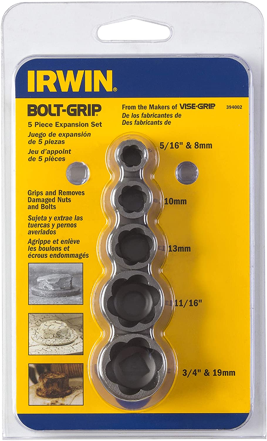 Irwin Bolt-grip Addition 8-19mm (5/16"-3/4")