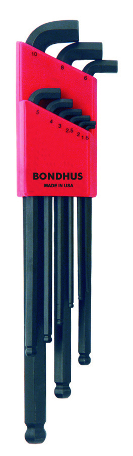 Bondhus Sblx9 Insexnyckelsats 1,5-10mm Stubby M Kula