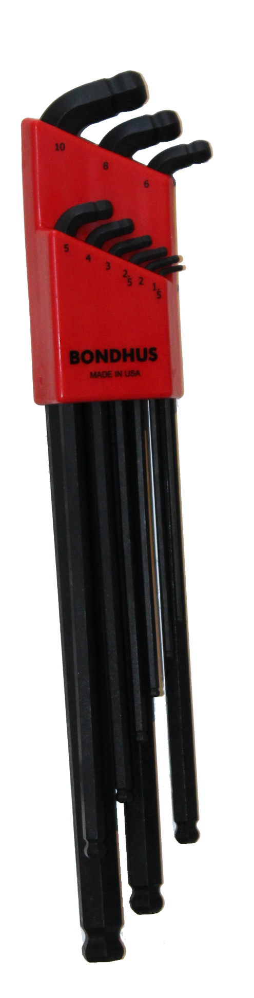 Bondhus Sdblx9 Insexnyckelsats 1,5-10mm Stubby M Dubbelkula