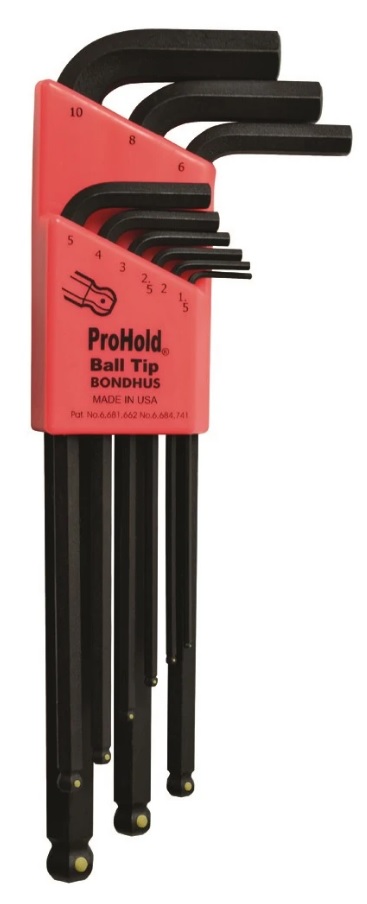 Bondhus Pblx9 Insexnyckelsats 1,5-10mm M Prohold Kula