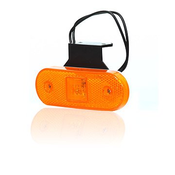 Sidomarkering orange 12-24V reflex