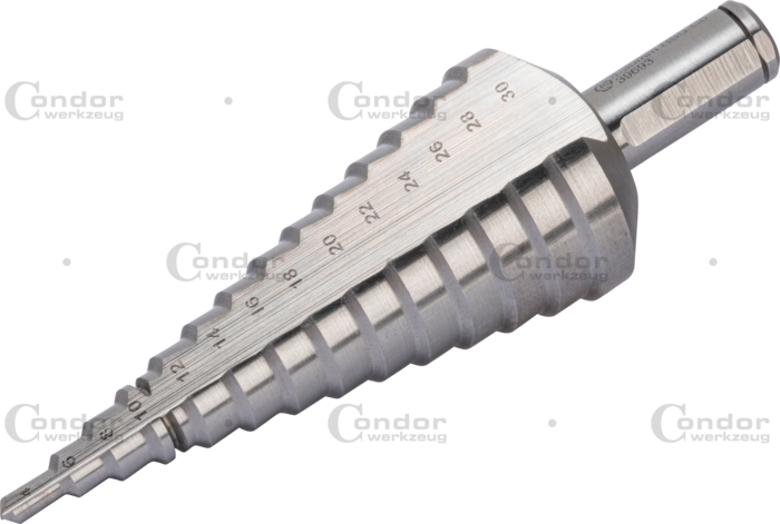 Stegborr med kantbrytare HSS-E Kobolt 5% 