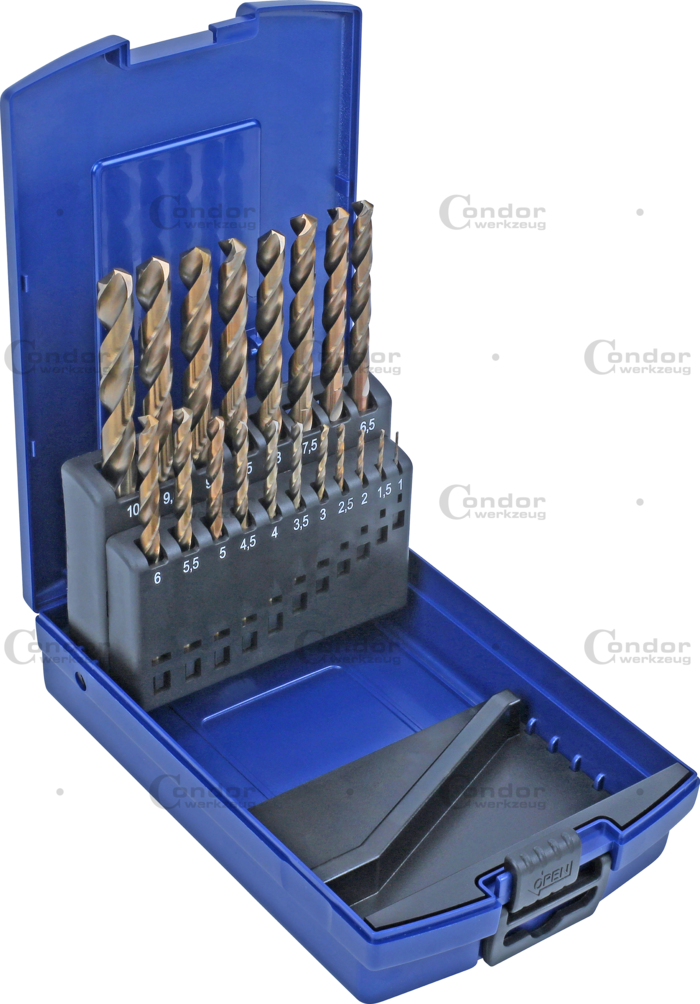 Spiralborr Set HSS-E Cobalt 5%