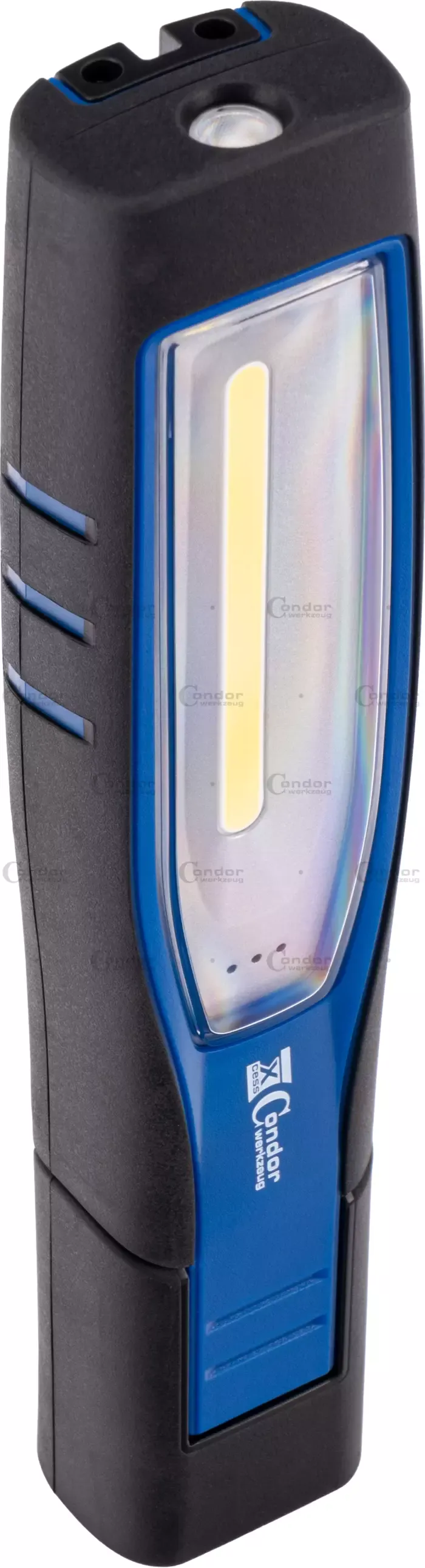 Batteridriven handlampa trådlös laddning COB-LED Worklight 2-i-1