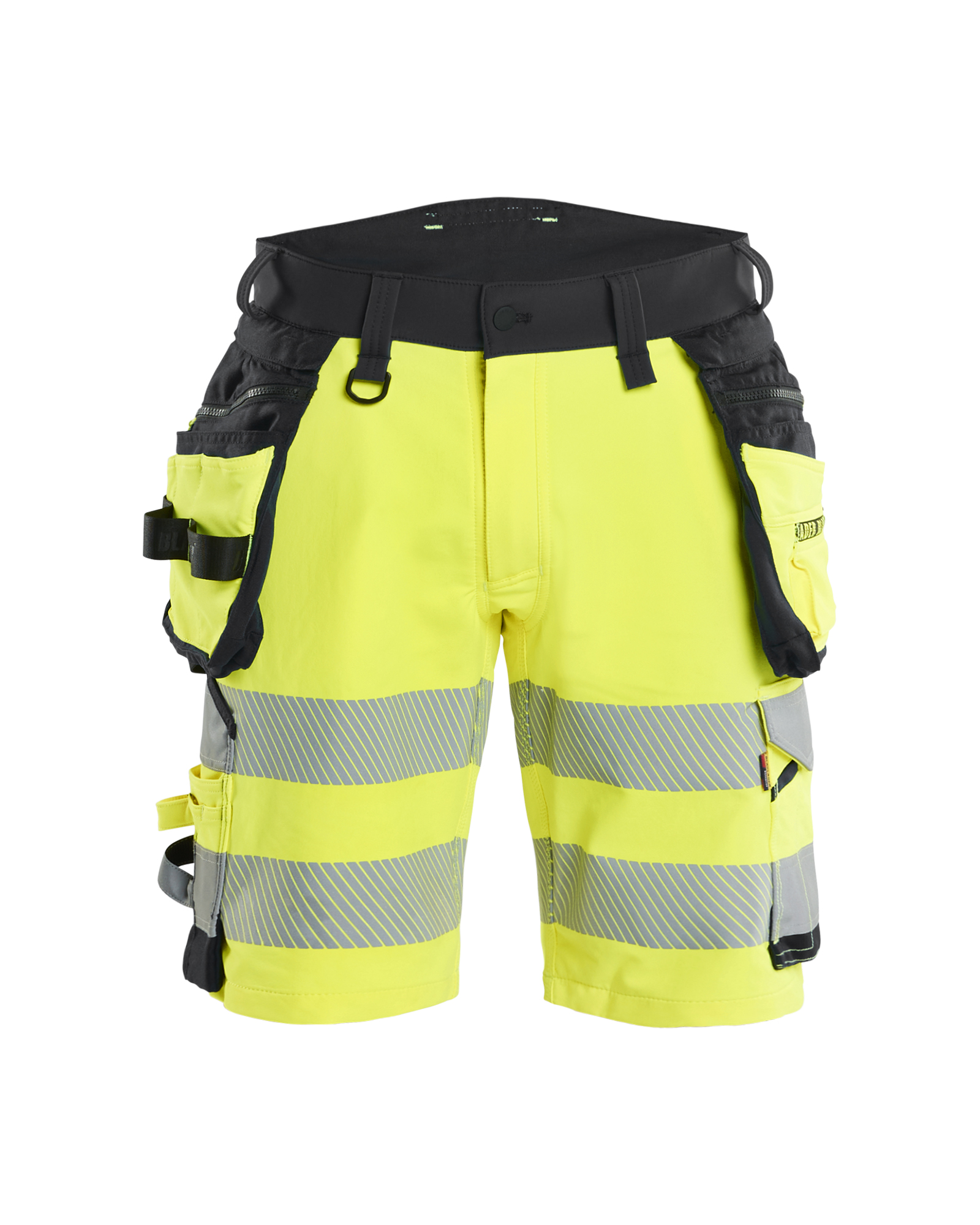 Varselshorts 4-vägsstretch Herr Varselgul/Svart C50