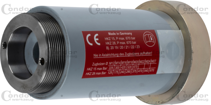 Hydraulcylinder med ihålig kolv, 17,5 t