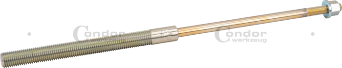 Spännbult M20 Stegad till M12, 450 mm