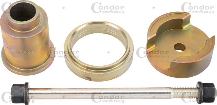 Tryckstyckesats för länkarm, ø 60 mm, bakaxel