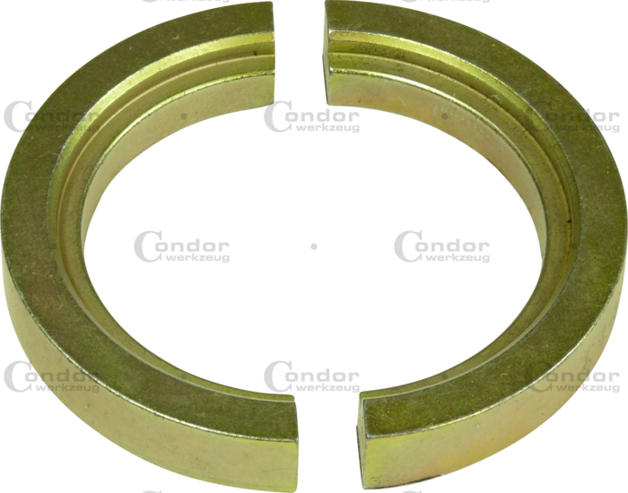 Tryckring Delad, för borttagning, platt version