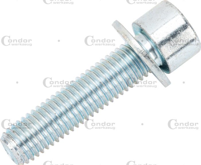 Spännskruv M12x50 mm, med distansbricka