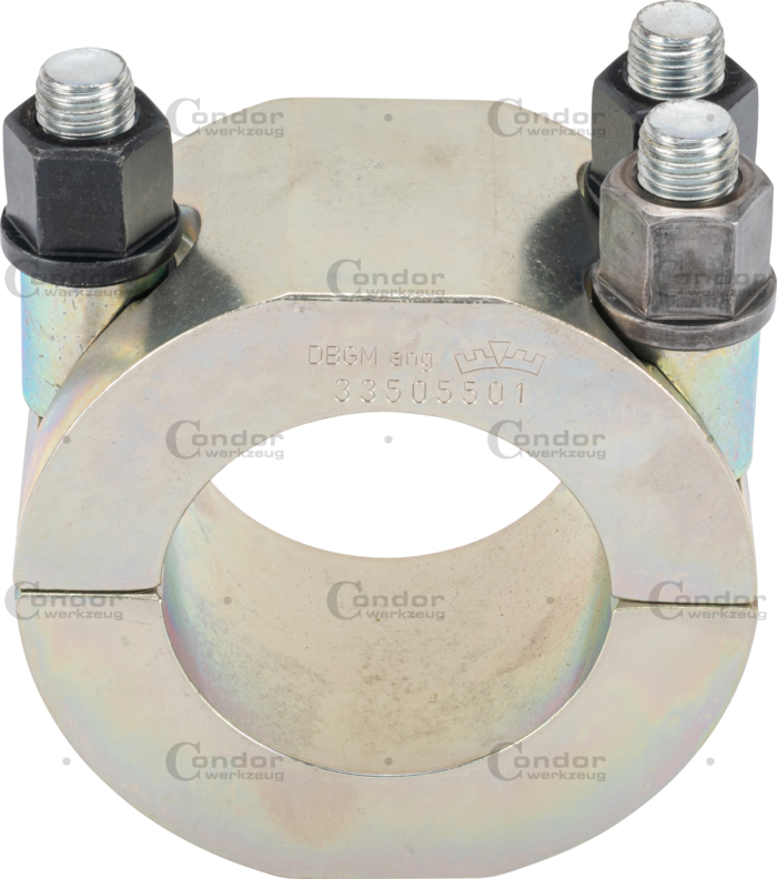 Klämblock för byte av silentlager lastbil