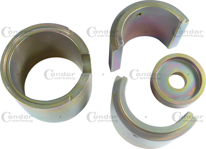 Halvmåne Set ø 64-65 mm, för byte av lastbils silentlager