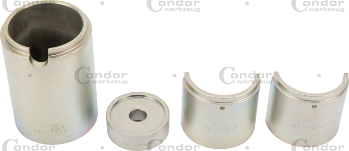 Halvmåne Set ø 75 mm, för byte av silentlager lastbil