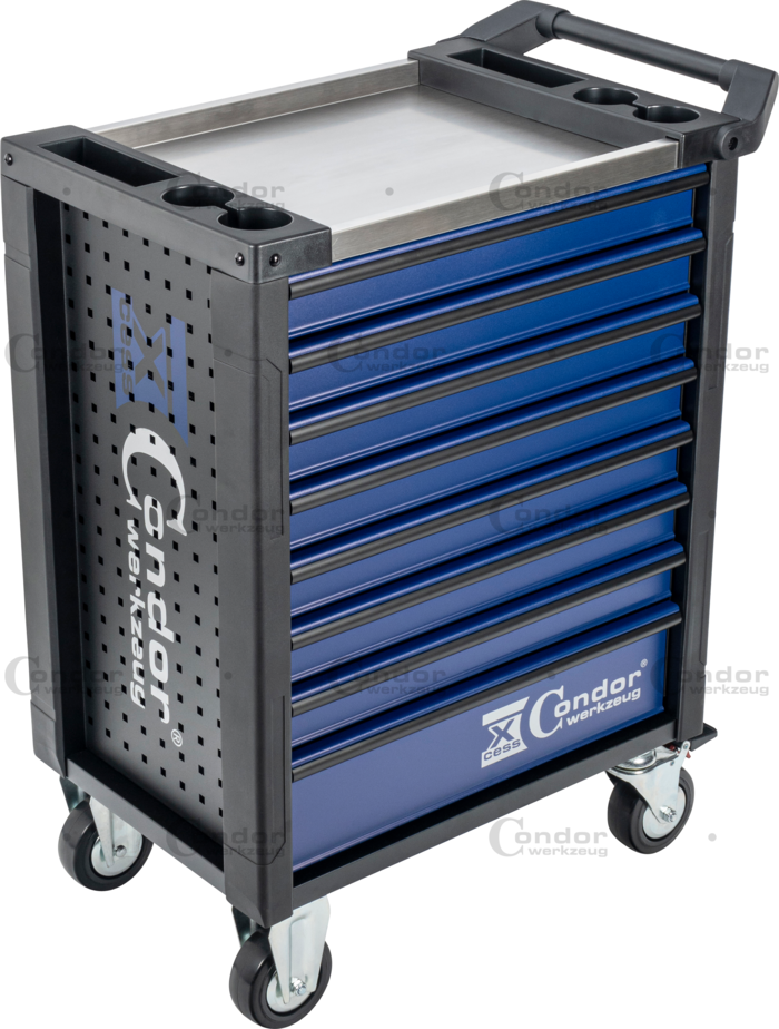 Verktygsvagn, 8 lådor, tom